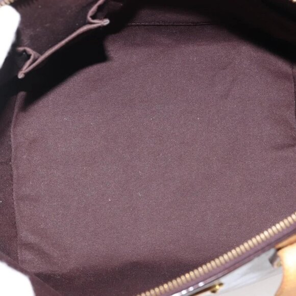 LOUIS VUITTON Monogram Vernis Bellevue GM Tote Bag Amarante M93589 Auth 142614 - Picture 10 of 16